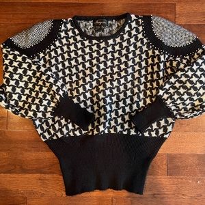 Vintage houndstooth sweater